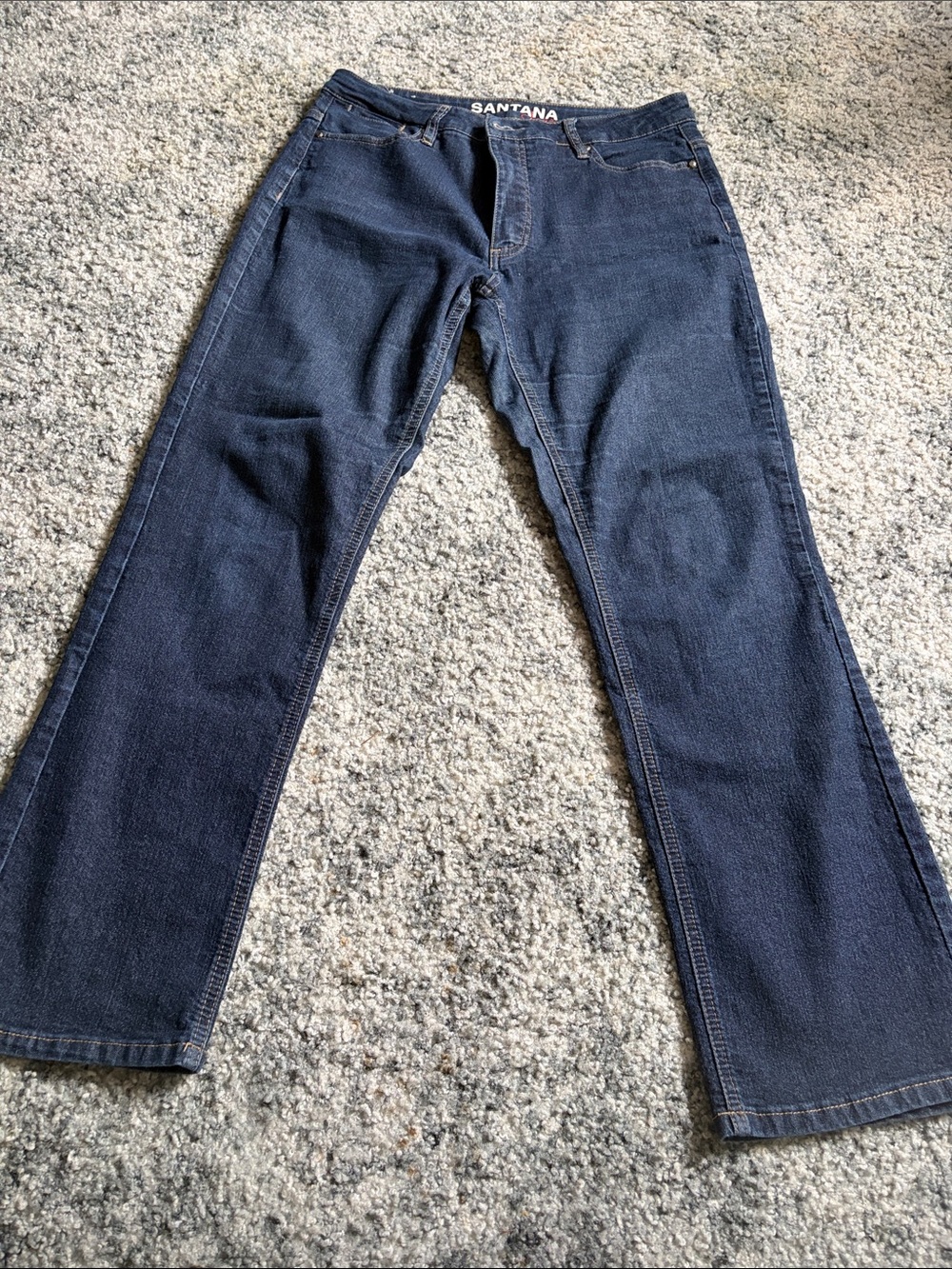 Women’s Dark Blue Straight-Leg Jeans